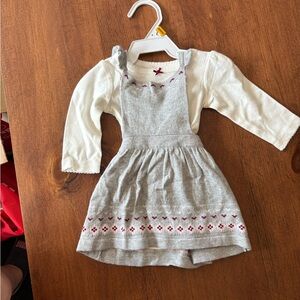 💥Buy 2 Get 1 Free💥 Carter's Gray and White Kids Dress
